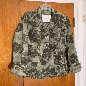 Eddie Bauer Women Camouflage Utility Jacket sz M EUC